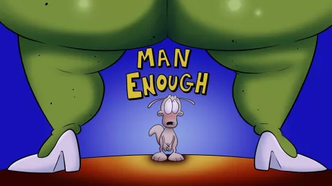 Man Enough (Rocko’s Modern Life) [Blargsnarf] rule 34 porn comic cover