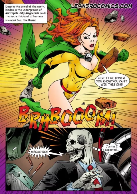 Megachick [Leandro Comics] rule 34 porn comic cover