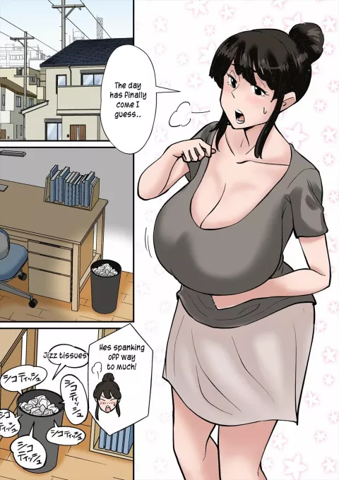 Mom is crazy for her son’s cock! [Nobishiro] rule 34 porn comic cover