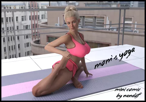Mom’s Yoga [NandoF] rule 34 porn comic cover