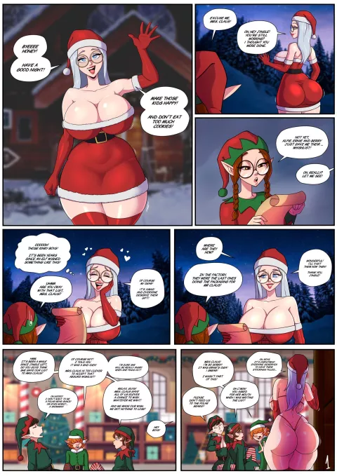 Mrs. Claus [Parvad] rule 34 porn comic cover