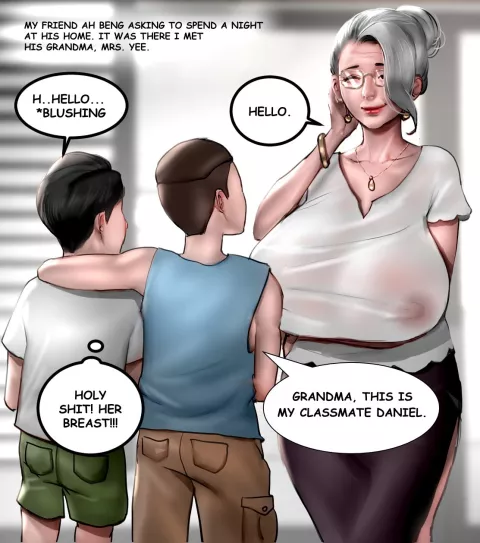 My Friend’s Grandma [Scarlett Ann] rule 34 porn comic cover