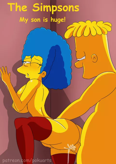 My Son Is Huge! (The Simpsons) [PokuArts] rule 34 porn comic cover