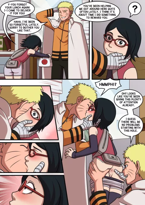 Naruto X Sarada (Naruto) [Incognitymous] rule 34 porn comic cover