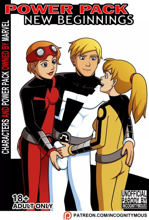 New Beginnings (Power Pack) [Incognitymous] rule 34 porn comic cover