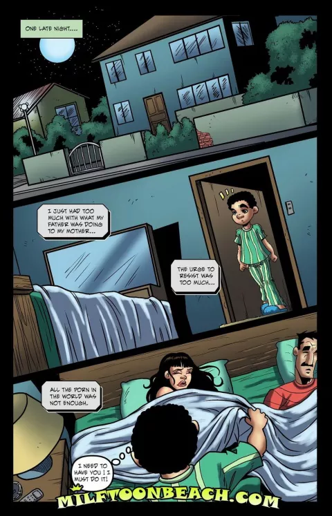 Night With Mom [MILFToon] rule 34 porn comic cover