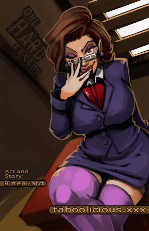 One Hard Lesson [Taboolicious] rule 34 porn comic cover