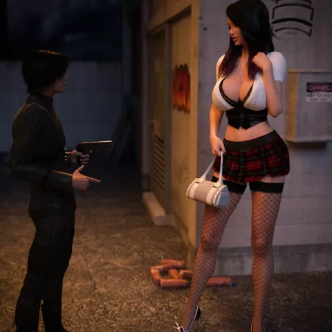 Outgunned [NothingMore3D] rule 34 porn comic cover