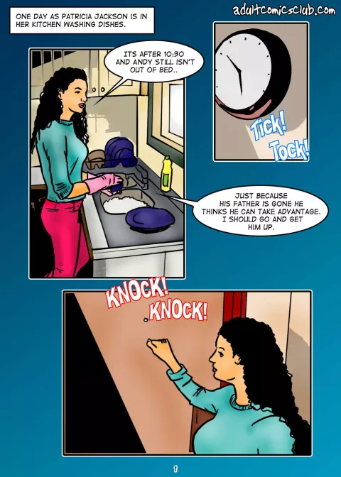 Patricia And Her Stepson [AdultComicsClub] rule 34 porn comic cover