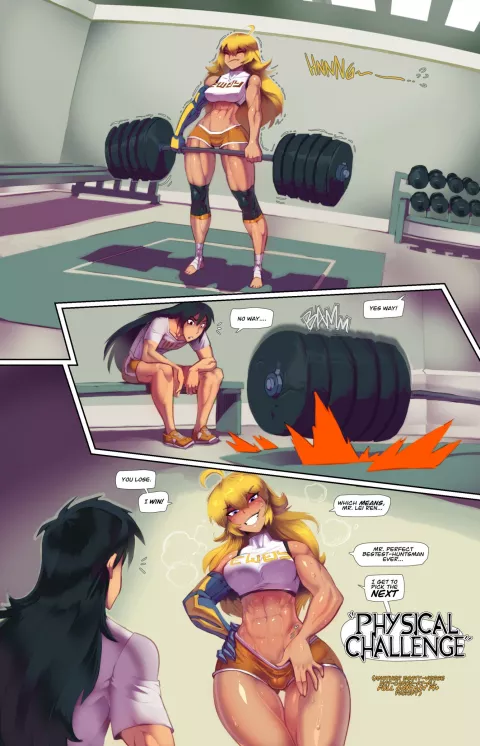 Physical Challenge (RWBY) [Fred Perry] rule 34 porn comic cover