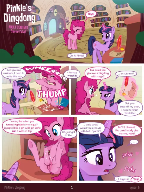 Pinkie’s Dingdong (My Little Pony – Friendship Is Magic) [Syoee_B] rule 34 porn comic cover