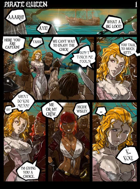 Pirate Queen [Ganassa] rule 34 porn comic cover