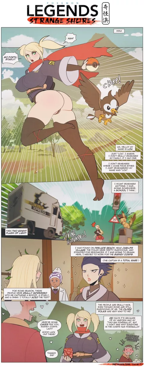 Pokémon Legends: Strange Shores (Pokemon) [The Kite] rule 34 porn comic cover