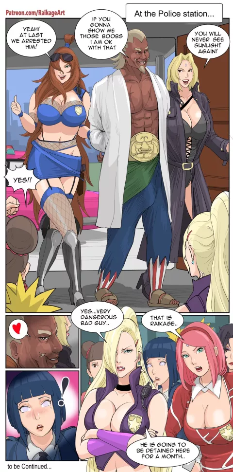 Police Station (Naruto) [RaikageArt | Sichan] rule 34 porn comic cover