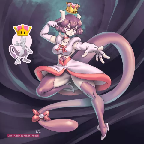 Princess Mewtwo (Pokemon) [SuperSatanSon] rule 34 porn comic cover