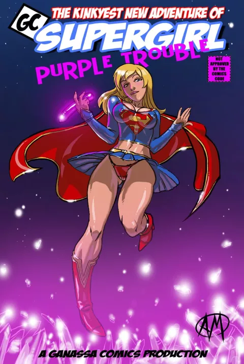 Purple Trouble (Supergirl) [Ganassa] rule 34 porn comic cover