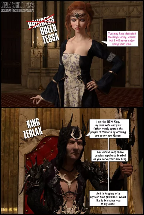 Queen Tessa [DarkLord] rule 34 porn comic cover