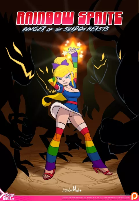 Rainbow Sprite: Hunger of the Shadow Beasts (Rainbow Brite) [StickyMon] rule 34 porn comic cover