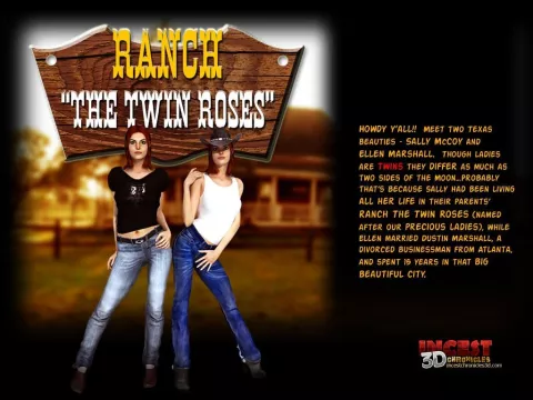 Ranch – The Twin Roses [IncestChronicles3D] rule 34 porn comic cover
