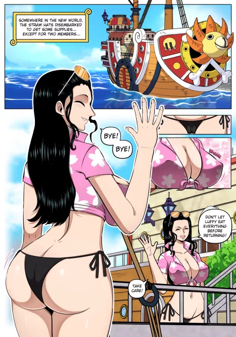 Robin x Zoro (One Piece) [KingComiX] rule 34 porn comic cover