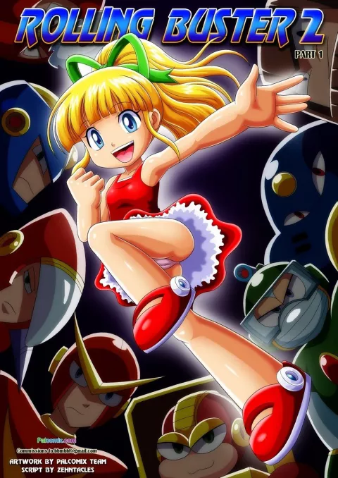 Rolling Buster (Mega Man) [Palcomix] rule 34 porn comic cover