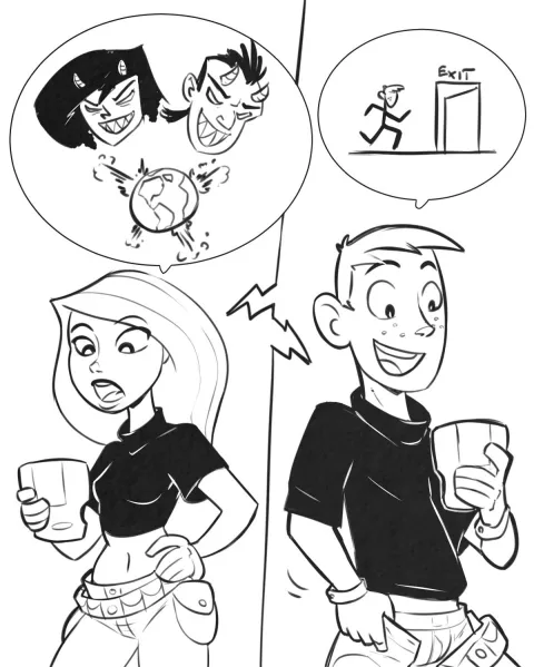 RonBon (Kim Possible) [Hagfish] rule 34 porn comic cover