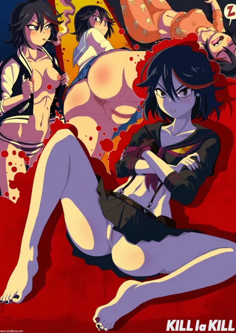Ryuko Vs Sastsuki (Kill La Kill) [ShadBase] rule 34 porn comic cover