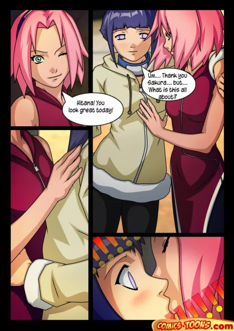 Sakura X Hinata (Naruto) [Comics-Toons] rule 34 porn comic cover