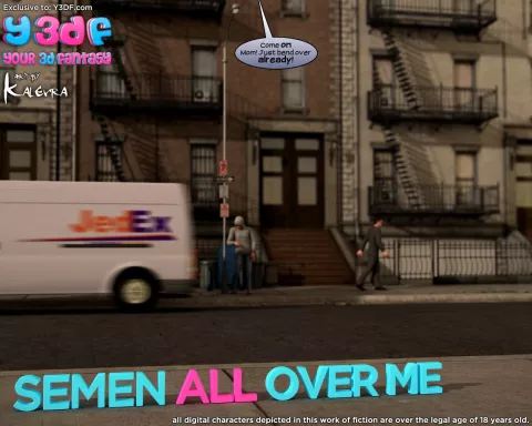 Semen All Over Me [Y3DF] rule 34 porn comic cover