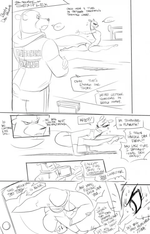 SexiFlex Training [Fred Perry] rule 34 porn comic cover