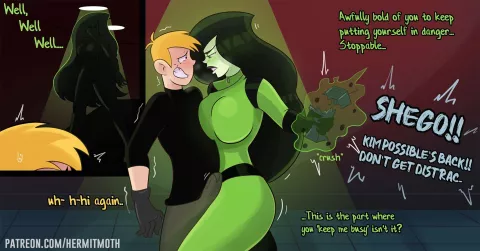 Shego’s Distraction (Kim Possible) [Hermit Moth] rule 34 porn comic cover