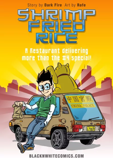 Shrimp Fried Rice [BlackNWhiteComics] rule 34 porn comic cover