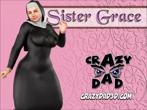 Sister Grace [CrazyDad3D] rule 34 porn comic cover