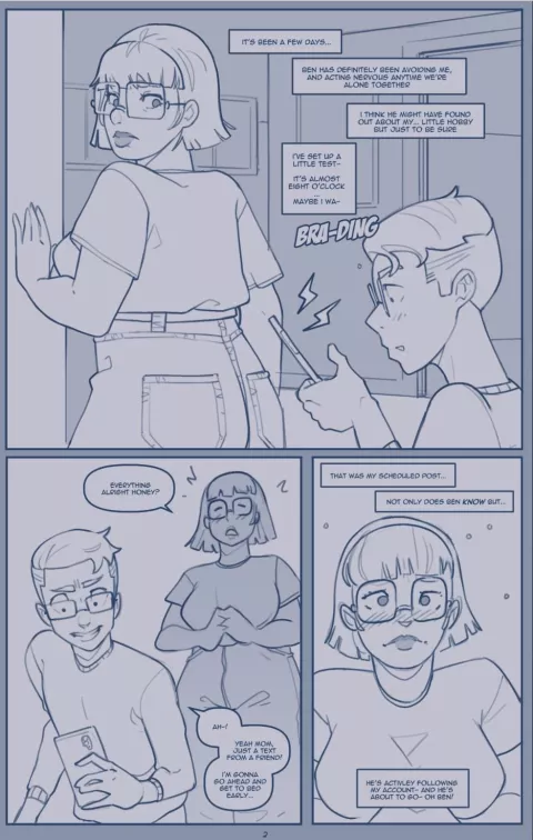 Son Finds Mom Online [NotEnoughMilk] rule 34 porn comic cover