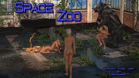 Space Zoo [3DMonsterStories , Droid447] rule 34 porn comic cover