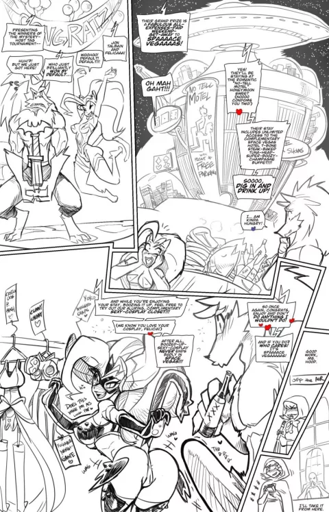 Space vegas (Darkstalkers) [Fred Perry] rule 34 porn comic cover