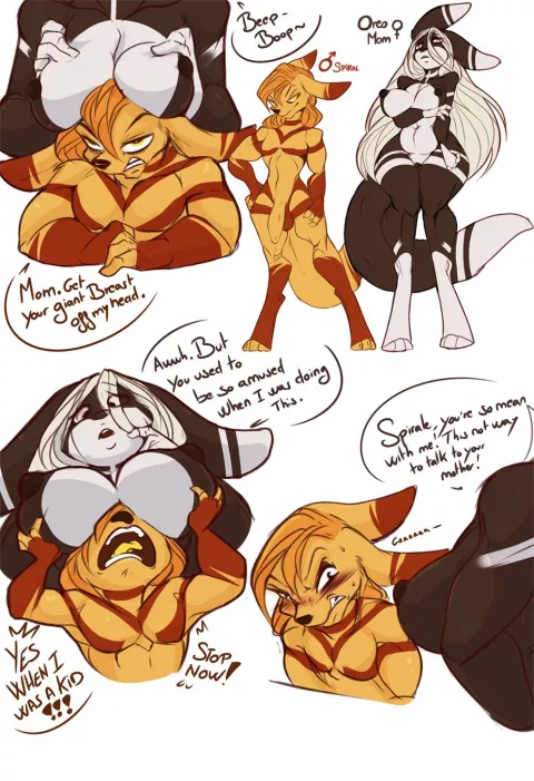 Spiral X OreoMom [Spirale] rule 34 porn comic cover