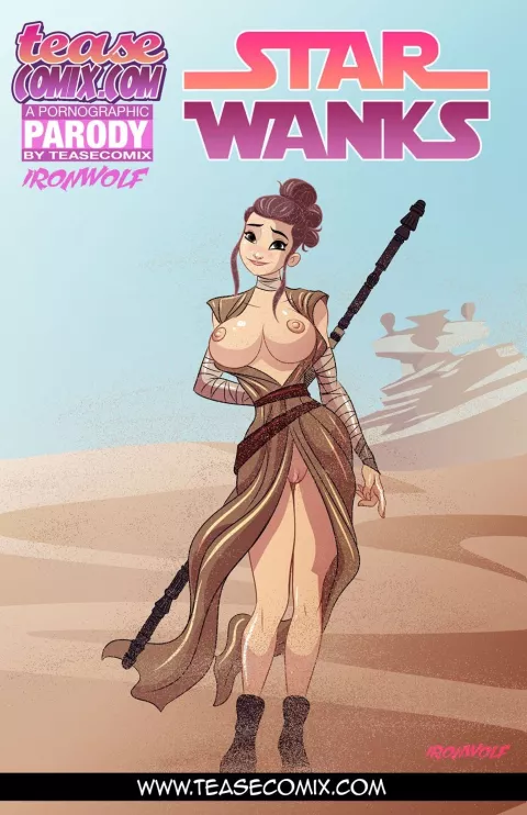 Star Wanks (Star Wars) [Tease Comix] rule 34 porn comic cover
