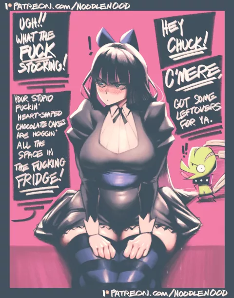 Stocking Set (Panty And Stocking With Garterbelt) [Noodlenood] rule 34 porn comic cover