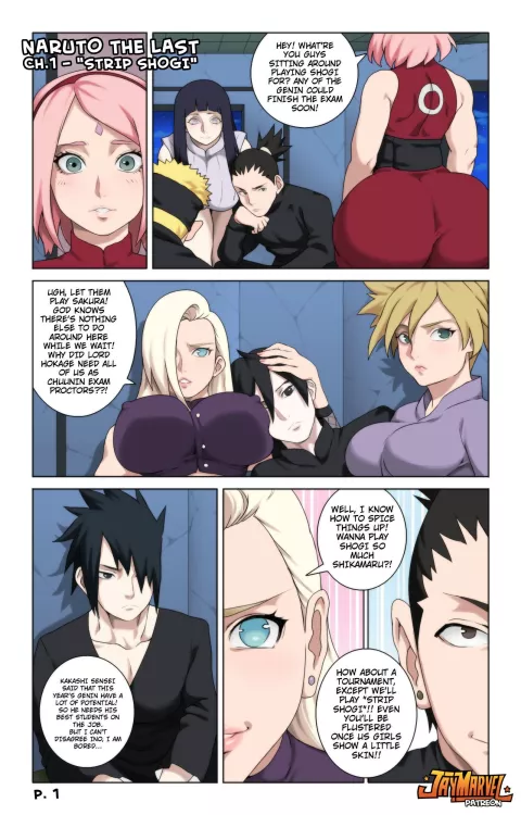 Strip Shogi (Naruto: The Last) [Jay Marvel] rule 34 porn comic cover