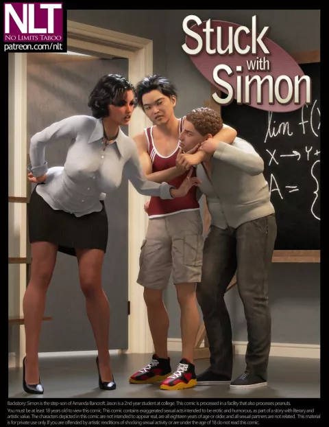 Stuck With Simon [NLT Media] rule 34 porn comic cover