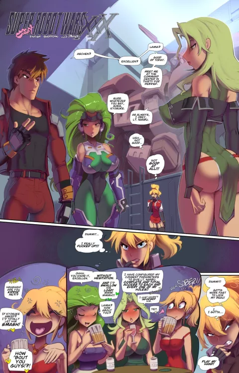 Super Sexy Robot Wars XXX (Super Robot Wars) [Fred Perry] rule 34 porn comic cover