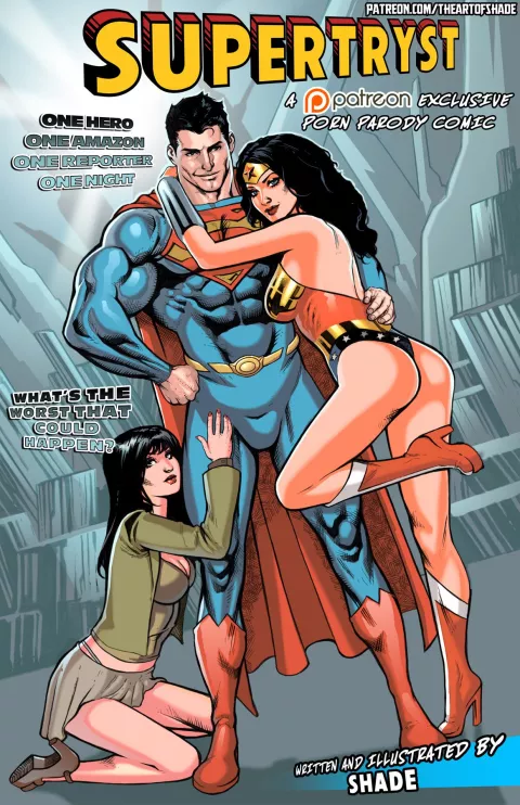 Supertryst (Justice League) [Shade] rule 34 porn comic cover