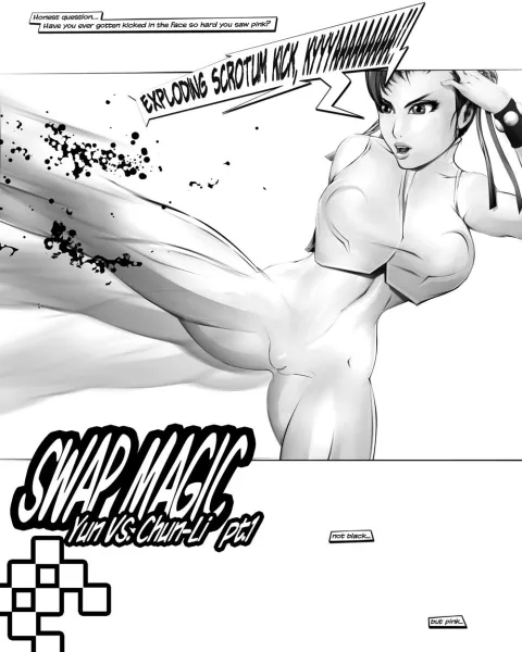 Swap Magic (Street Fighter) [Eirhjien] rule 34 porn comic cover