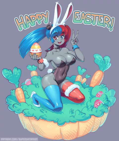 Swicchan Happy Easter! [SuperSatanSon] rule 34 porn comic cover