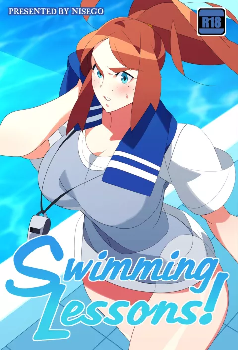 Swimming Lessons! [Nisego] rule 34 porn comic cover
