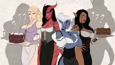 TavernSluts (Dungeons &amp; Dragons) [Cherry-Gig] rule 34 porn comic cover