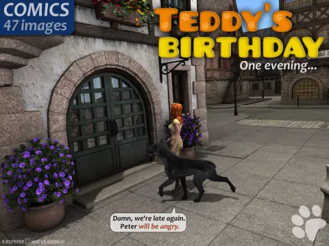 Teddy’s Birthday [ExtremeXWorld] rule 34 porn comic cover