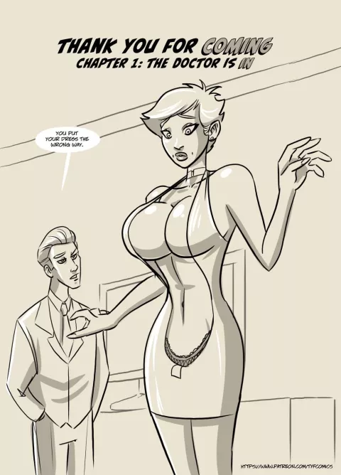 Thank You For Coming [John North] rule 34 porn comic cover