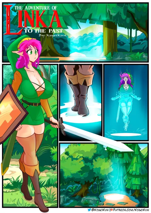 The Adventure of Linka to the Past (The Legend of Zelda) [Kogeikun] rule 34 porn comic cover